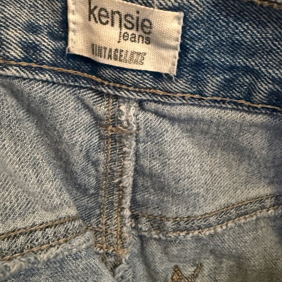 Kensie Women's Gray Straight Leg Jeans - Picture 8 of 9